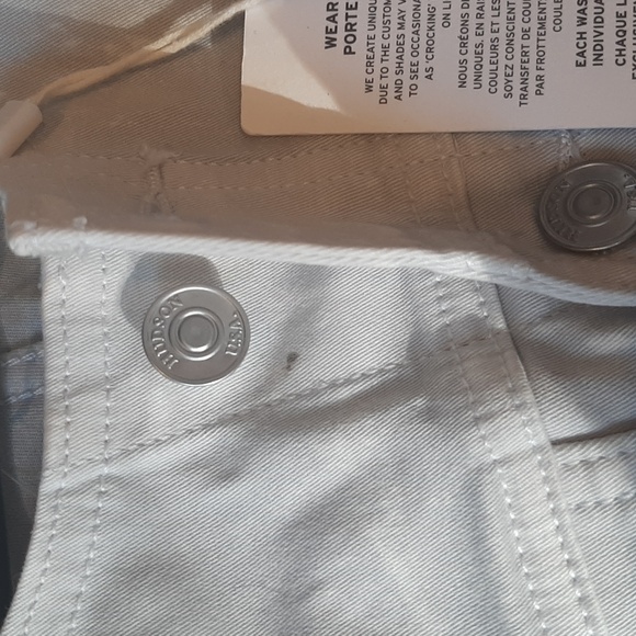 Hudson Women's Denim Long Puff Sleeve in Antarctica color Jumpsuit medium price - Picture 4 of 13